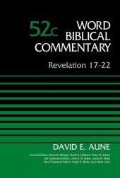 book Revelation 17-22, Volume 52C (Word Biblical Commentary)