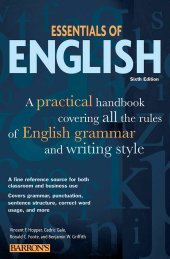 book Essentials of English: A Practical Handbook Covering All the Rules of English Grammar and Writing Style (Barron's Educational Series)