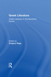 book Greek Literature in the Byzantine Period