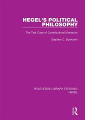 book Hegel's Political Philosophy