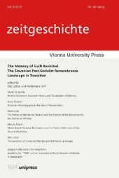 book The Memory of Guilt Revisited: The Slovenian Post-Socialist Remembrance Landscape in Transition