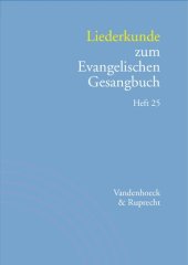 book Liederkunde zum Evangelischen Gesangbuch. Heft 25