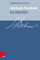 book Jahrbuch des Dubnow-Instituts /Dubnow Institute Yearbook XIX 2020/2021