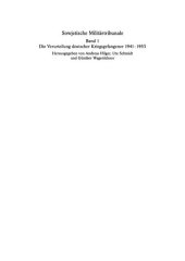 book Sowjetische Militärtribunale: Die Verurteilung deutscher Kriegsgefangener 1941–1953