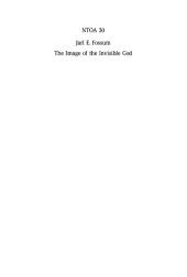 book The Image of the Invisible God: Essays on the Influence of Jewish Mysticism on Early Christology