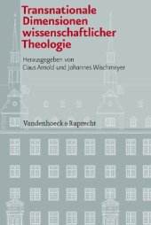 book Transnationale Dimensionen wissenschaftlicher Theologie