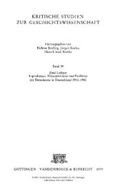 book Kapitalismus, Klassenstruktur und Probleme der Demokratie in Deutschland 1910-1940: Ausgewählte Aufsätze