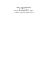 book Akademie und Universität Altdorf: Studien zur Hochschulgeschichte Nürnbergs