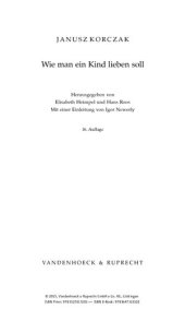 book Wie man ein Kind lieben soll