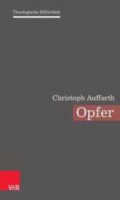 book Opfer: Eine Europäische Religionsgeschichte