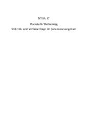 book Stilkritik und Verfasserfrage im Johannesevangelium: Die johanneischen Sprachmerkmale auf dem Hintergrund des Neuen Testaments und des zeitgenössischen hellenistischen Schrifttums