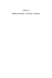 book The Odes of Solomon: An Analysis of the Poetical Structure and Form