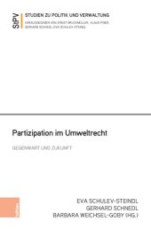 book Partizipation im Umweltrecht: Gegenwart und Zukunft