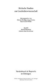 book Reform ohne Revolution: Bürgertum, Bürokratie und kommunale Selbstverwaltung in Württemberg von 1800 bis 1850