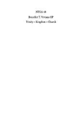 book Trinity - Kingdom - Church: Essays in Biblical Theology