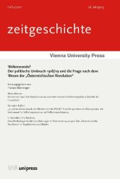 book Weltenwende?: Der politische Umbruch 1918/19 und die Frage nach dem Wesen der „Österreichischen Revolution“