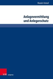 book Anlagevermittlung und Anlegerschutz