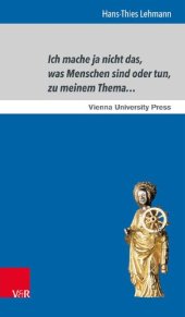 book Ich mache ja nicht das, was Menschen sind oder tun, zu meinem Thema…: Postdramatische Poetiken bei Jelinek und anderen