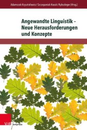 book Angewandte Linguistik – Neue Herausforderungen und Konzepte