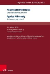 book Applied Philosophy. An International Journal: Interdisciplinarity in the Humanities and Social Sciences