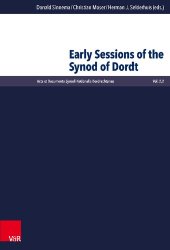 book Early Sessions of the Synod of Dordt