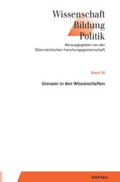 book Grenzen in den Wissenschaften