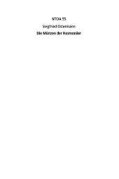 book Die Münzen der Hasmonäer: Ein kritischer Bericht zur Systematik und Chronologie