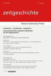 book Annotieren – visualisieren – analysieren: Computergestützte qualitative Methoden für die Zeitgeschichte