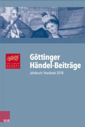 book Göttinger Händel-Beiträge, Band 19: Jahrbuch / Yearbook 2018