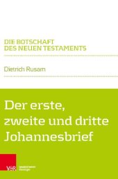 book Der erste, zweite und dritte Johannesbrief