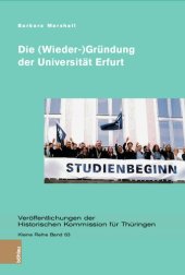 book Die (Wieder-)Gründung der Universität Erfurt