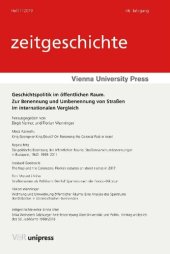 book Geschichtspolitik im öffentlichen Raum: Zur Benennung und Umbenennung von Straßen im internationalen Vergleich