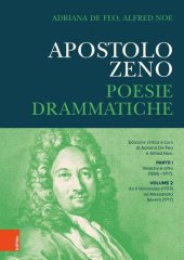 book Apostolo Zeno: Poesie Drammatiche: Venezia E Oltre (1696-1717) / Da Venceslao (1703) Ad Alessandro Severo (1717) (2)