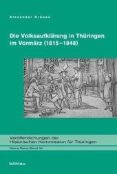 book Die Volksaufklärung in Thüringen im Vormärz (1815-1848): Dissertationsschrift