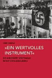 book "Ein wertvolles Instrument": Die Universität Greifswald im Nationalsozialismus