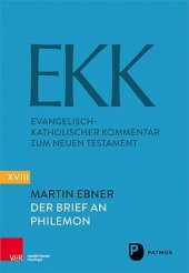 book Der Brief an Philemon / Evangelisch-Katholischer Kommentar zum Neuen Testament (EKK) Bd.18