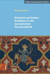 book Elemente grotesken Erzählens in der europäischen Versnovellistik