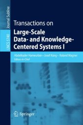 book Transactions on Large-Scale Data- and Knowledge-Centered Systems I