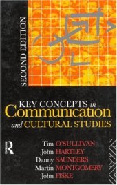 book Key Concepts in Communication and Cultural Studies (Studies in Culture and Communication)