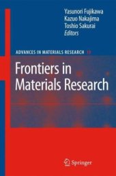 book Frontiers in Materials Research (Advances in Materials Research)