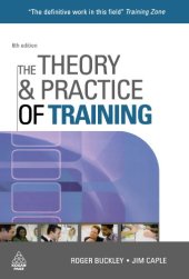 book The Theory and Practice of Training (Theory & Practice of Training)