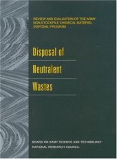 book Disposal of Neutralent Wastes