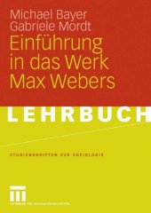 book Einfuhrung in das Werk Max Webers