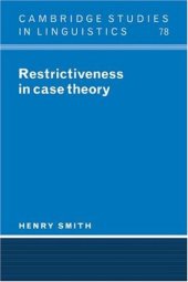 book Restrictiveness in Case Theory