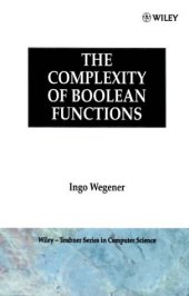 book The Complexity of Boolean Functions (Wiley Teubner on Applicable Theory in Computer Science)