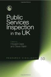 book Public Services Inspection in the Uk: Research Highlights in Social Work