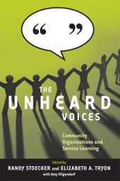 book The Unheard Voices: Community Organizations and Service Learning