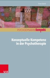 book Konzeptuelle Kompetenz in der Psychotherapie