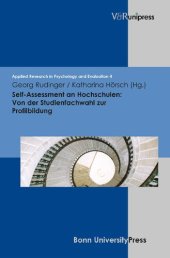 book Self-Assessment an Hochschulen: Von der Studienfachwahl zur Profilbildung