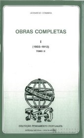 book Obras Completas, Vol. I, Tomo II — 1903–1912